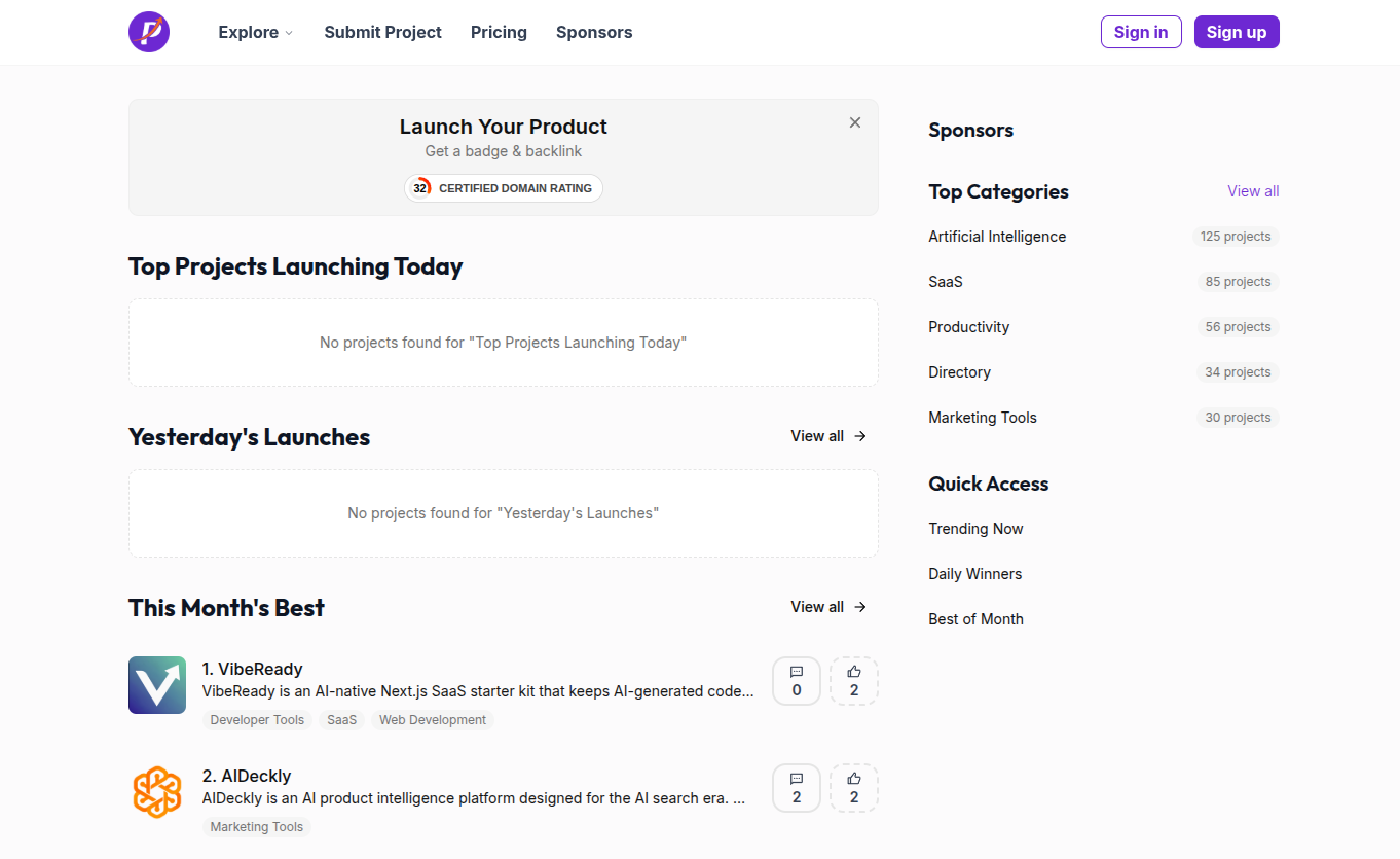 Product Launchify preview