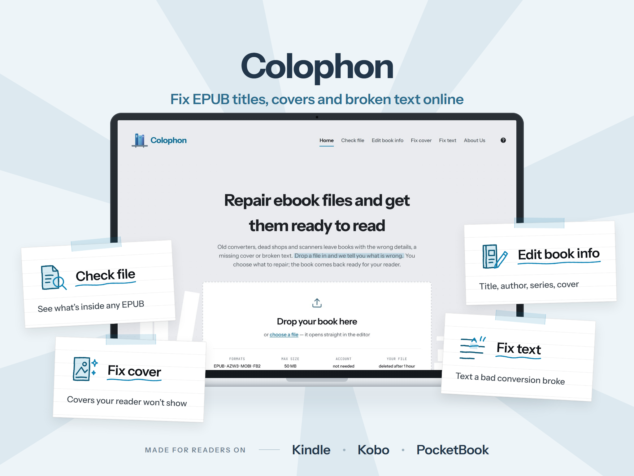 Colophon preview