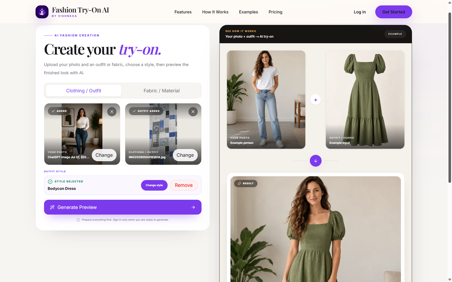 Fashion Try-On AI preview
