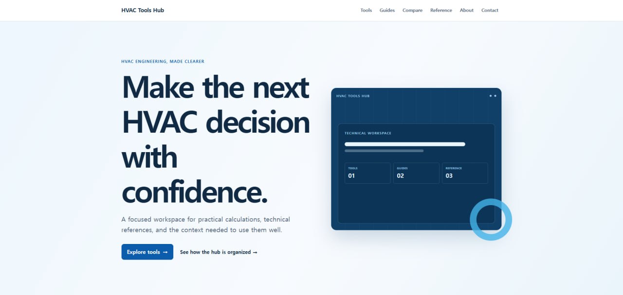 HVAC Tools Hub preview