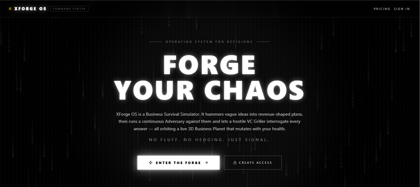 XForge Os preview