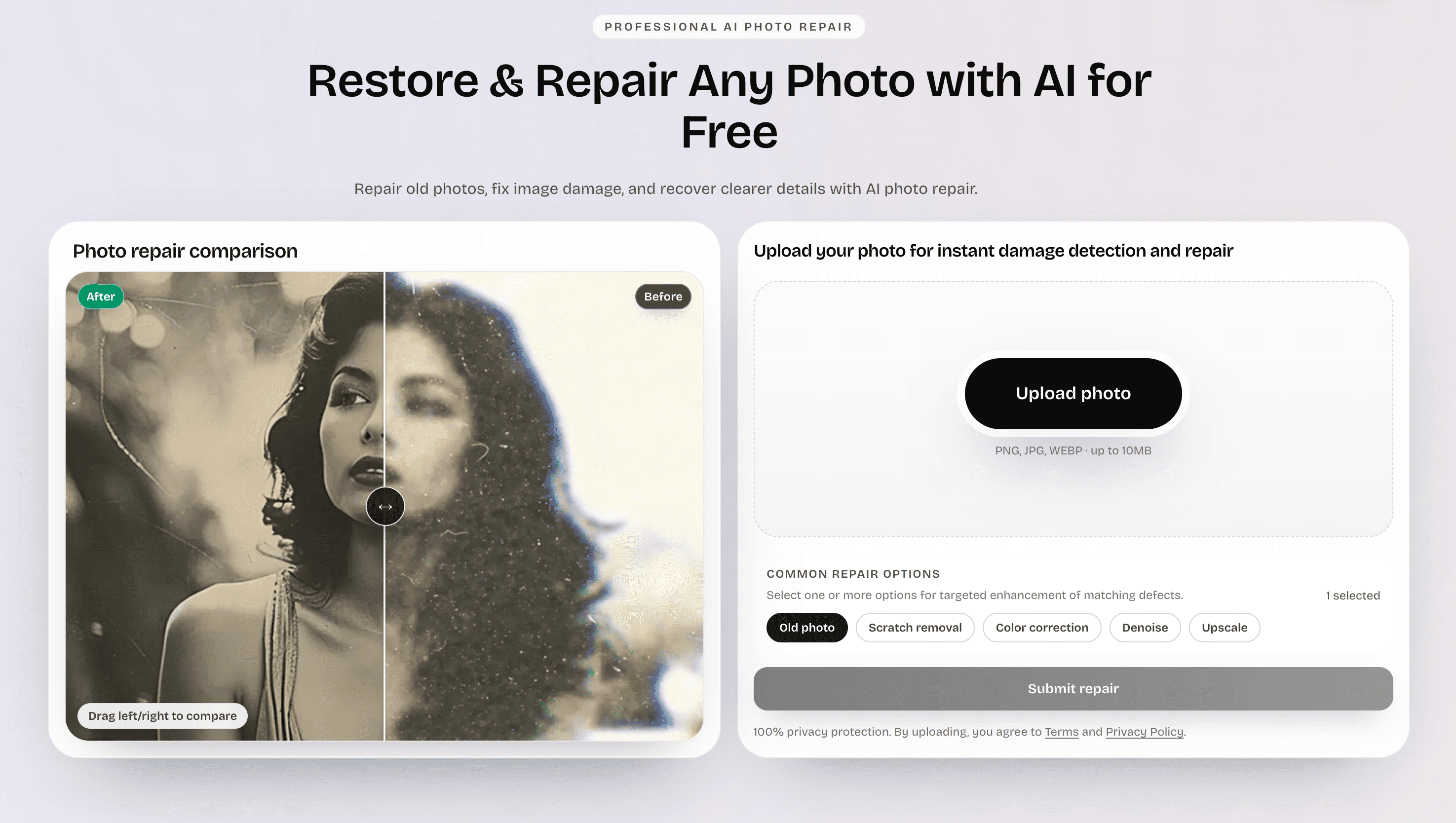PhotoRepair preview
