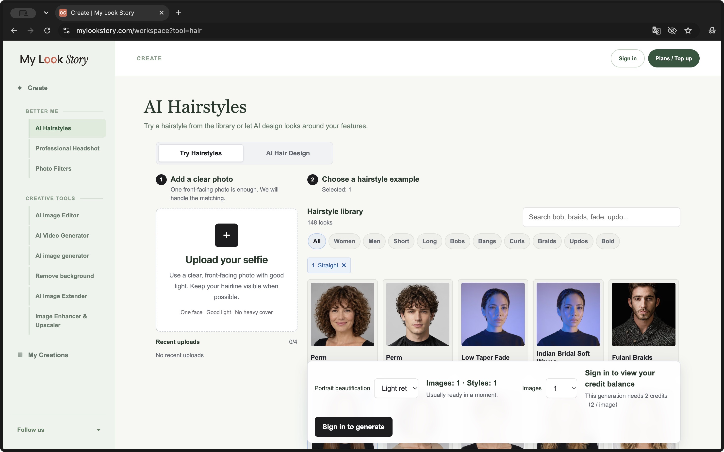 MyLookStory preview