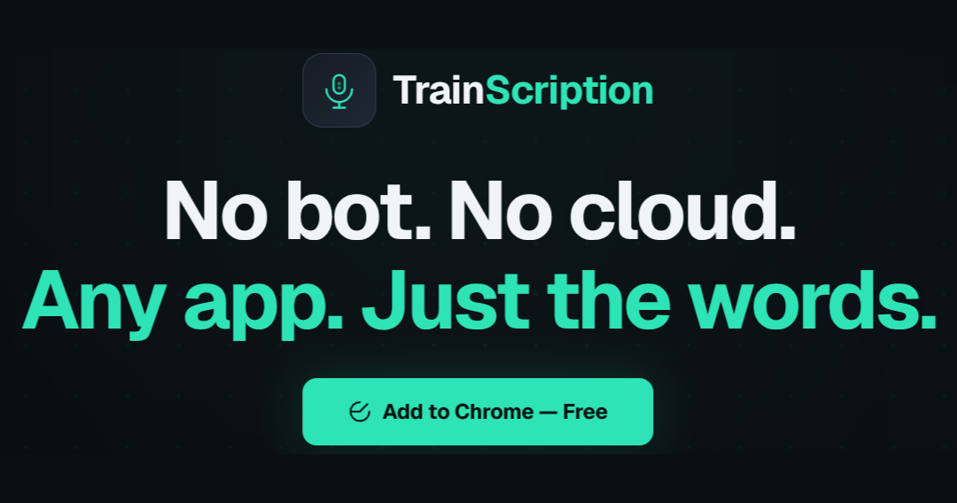 TrainScription preview