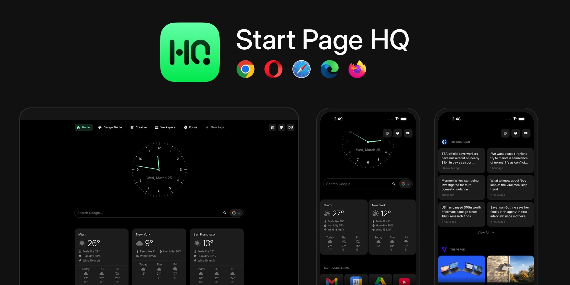 Start Page HQ preview