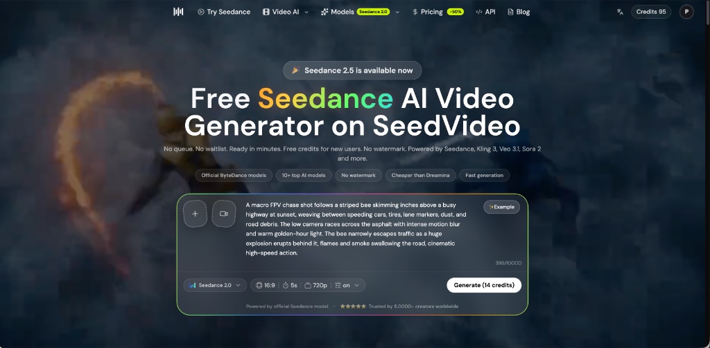 Seeddance.io preview