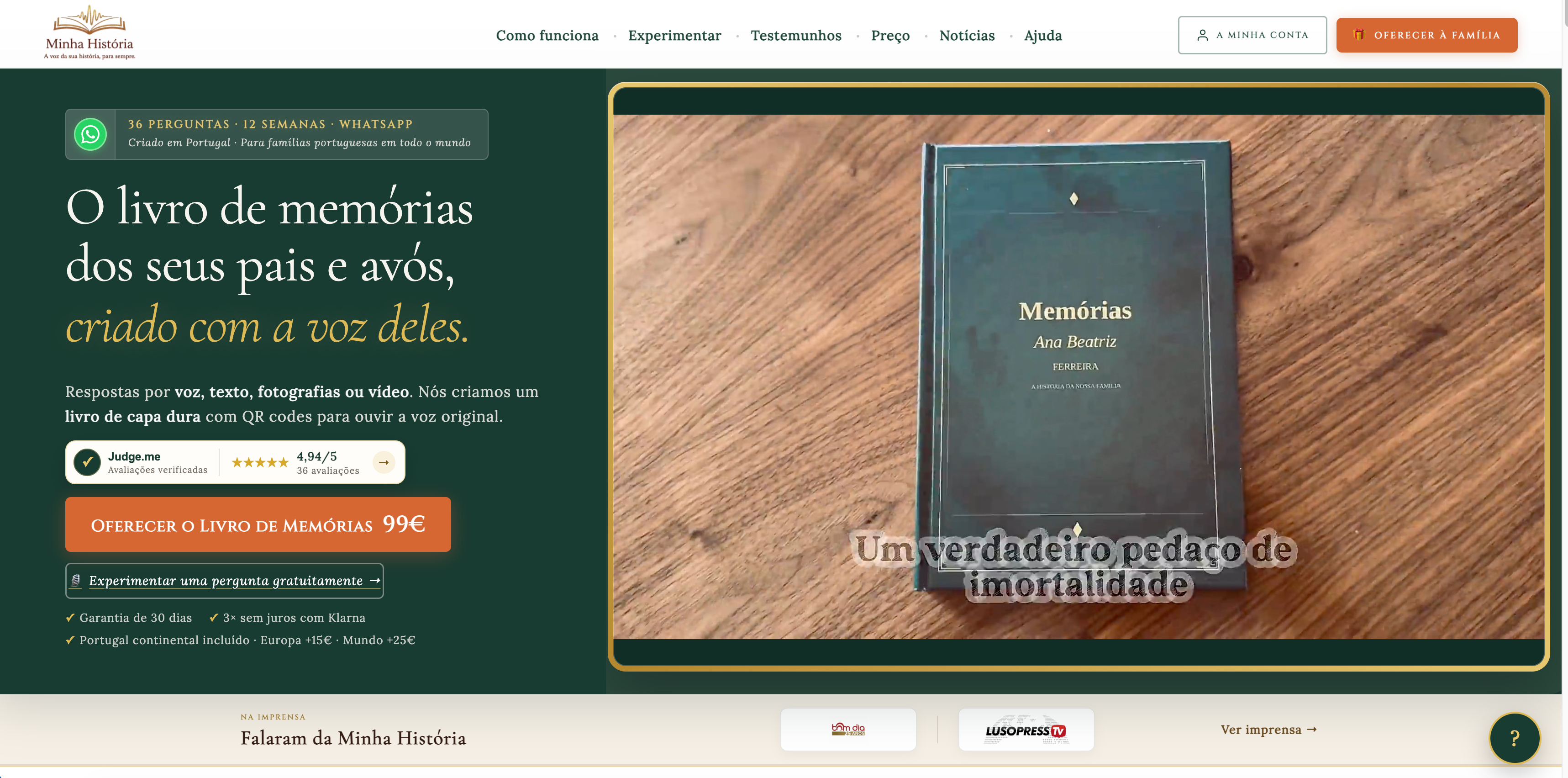 Minha Historia preview