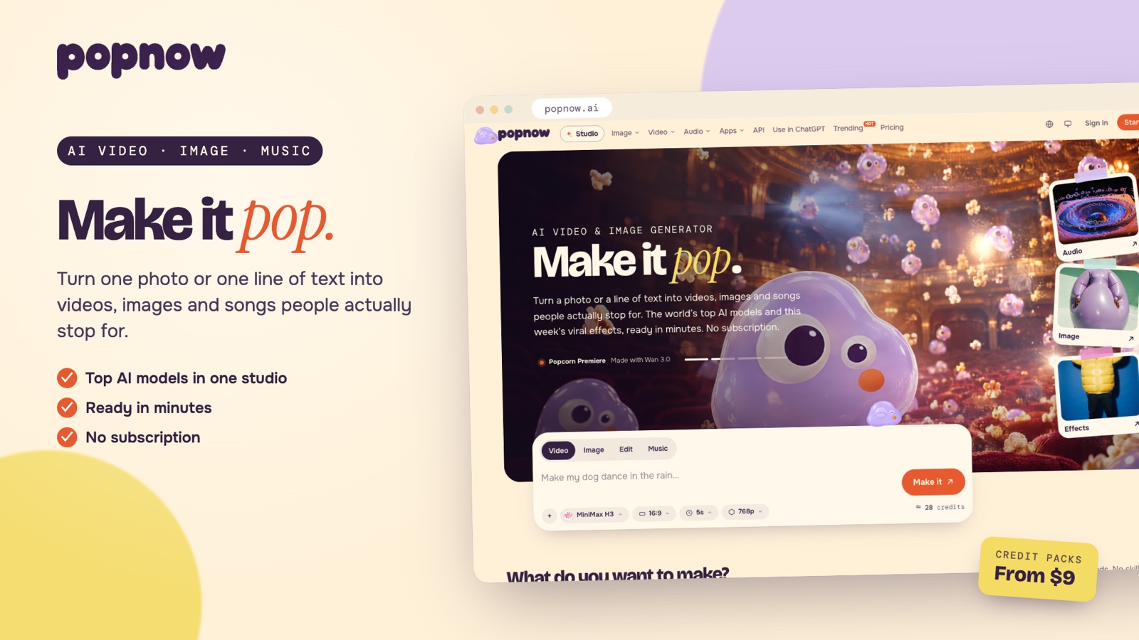 PopNow preview