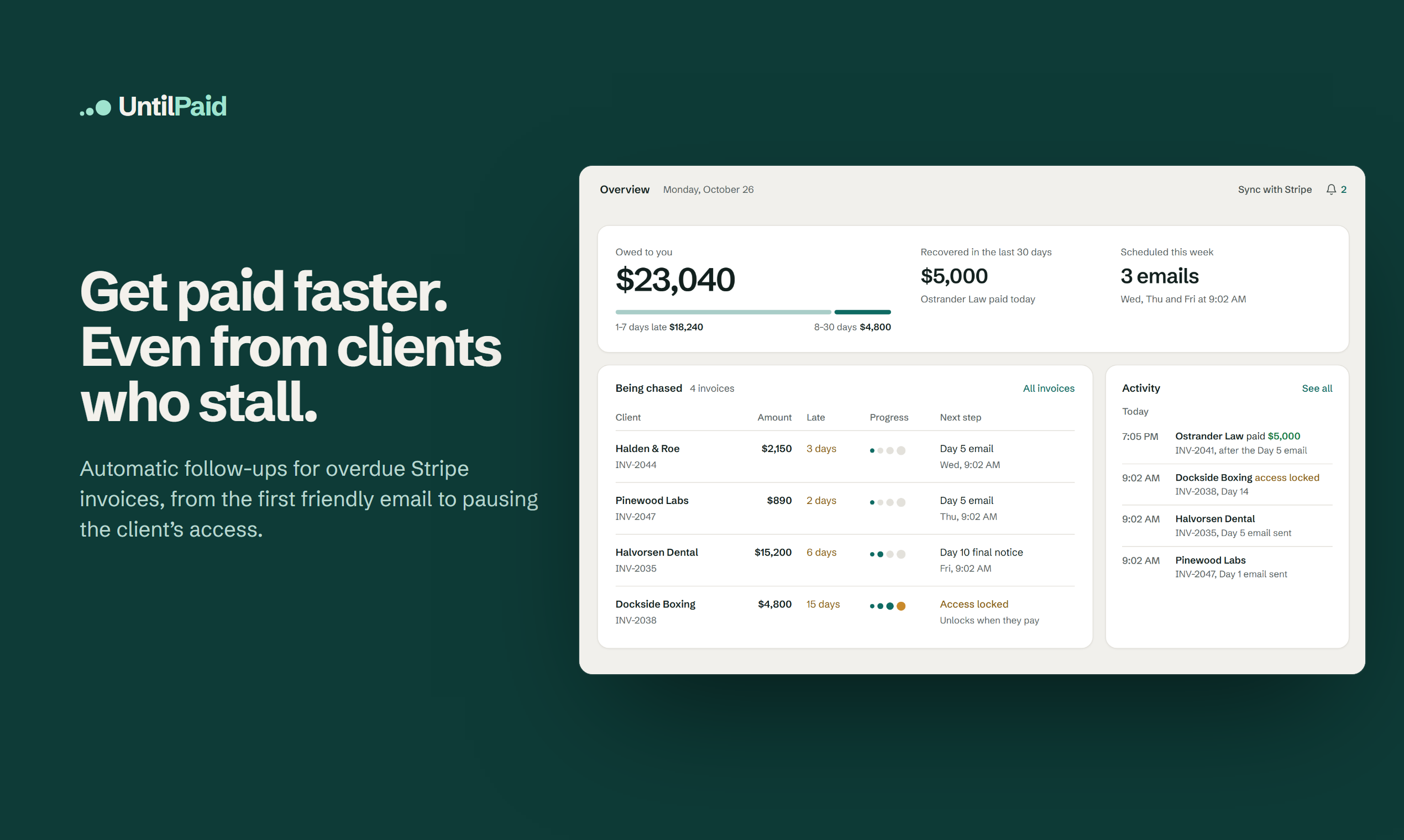 UntilPaid preview