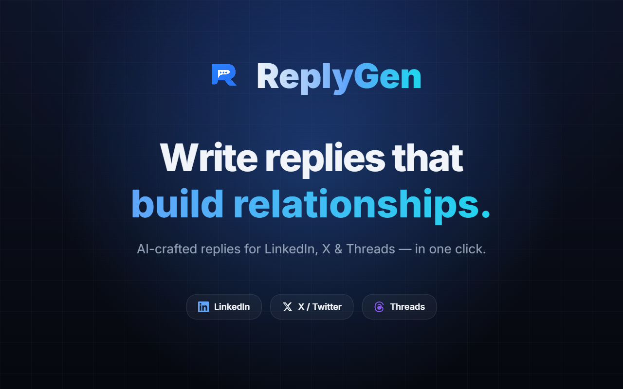 ReplyGen preview