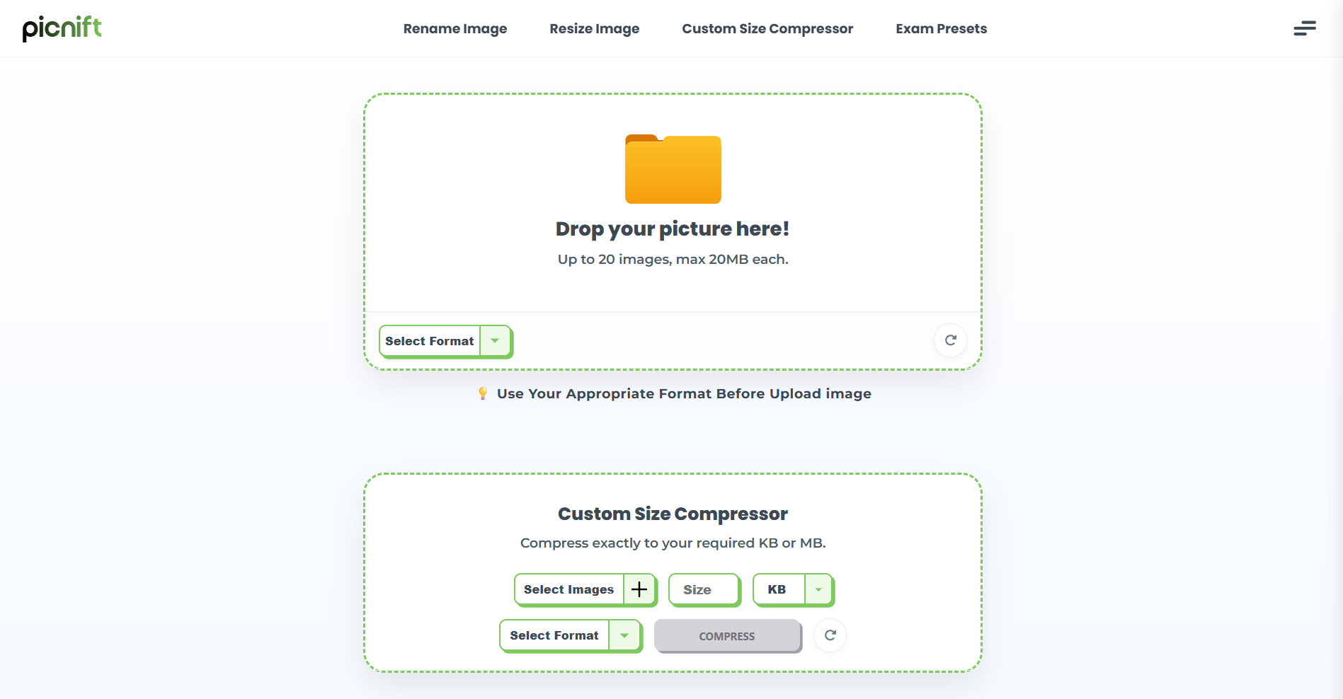 Picnift preview